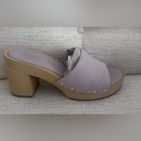 Woman's Franco Sarto Womens Capri 3 Clog Sandal in Soft Lilac size 8.5 - Picture 6 of 9